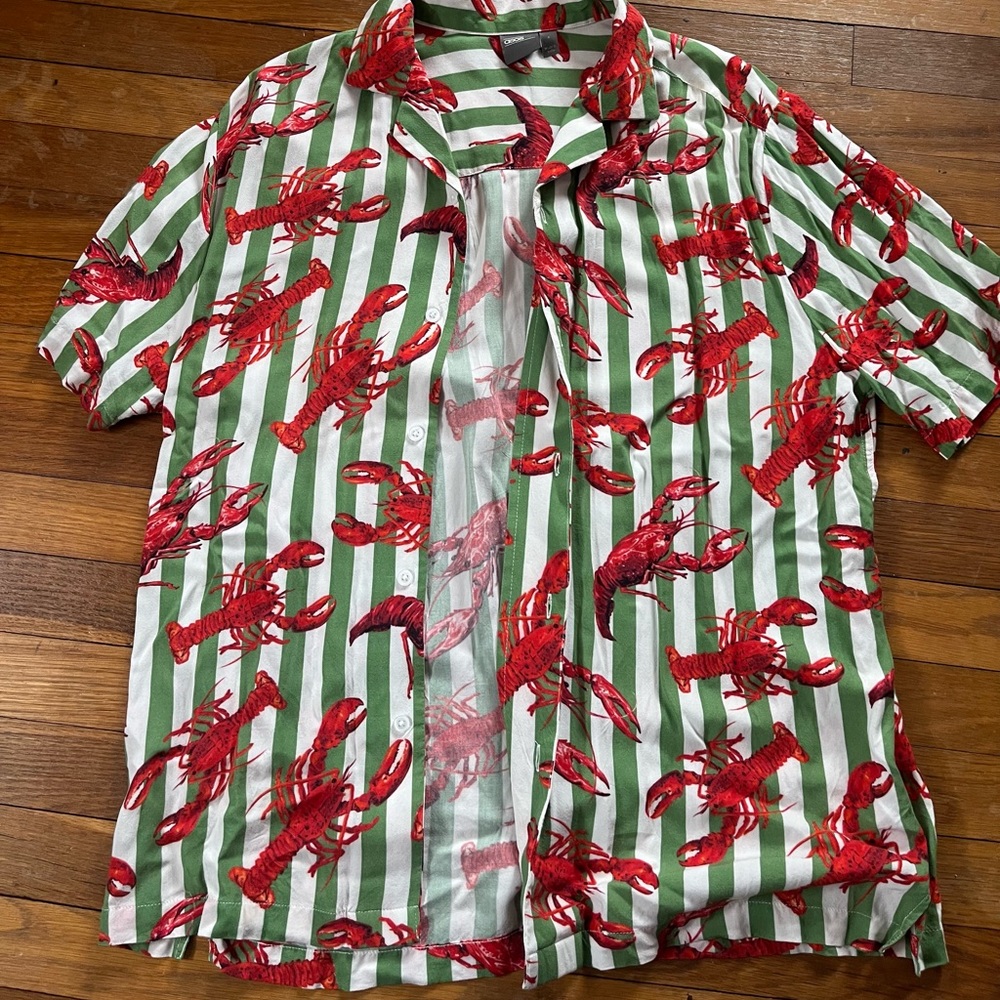 ASOS STRIPED BUTTON DOWN